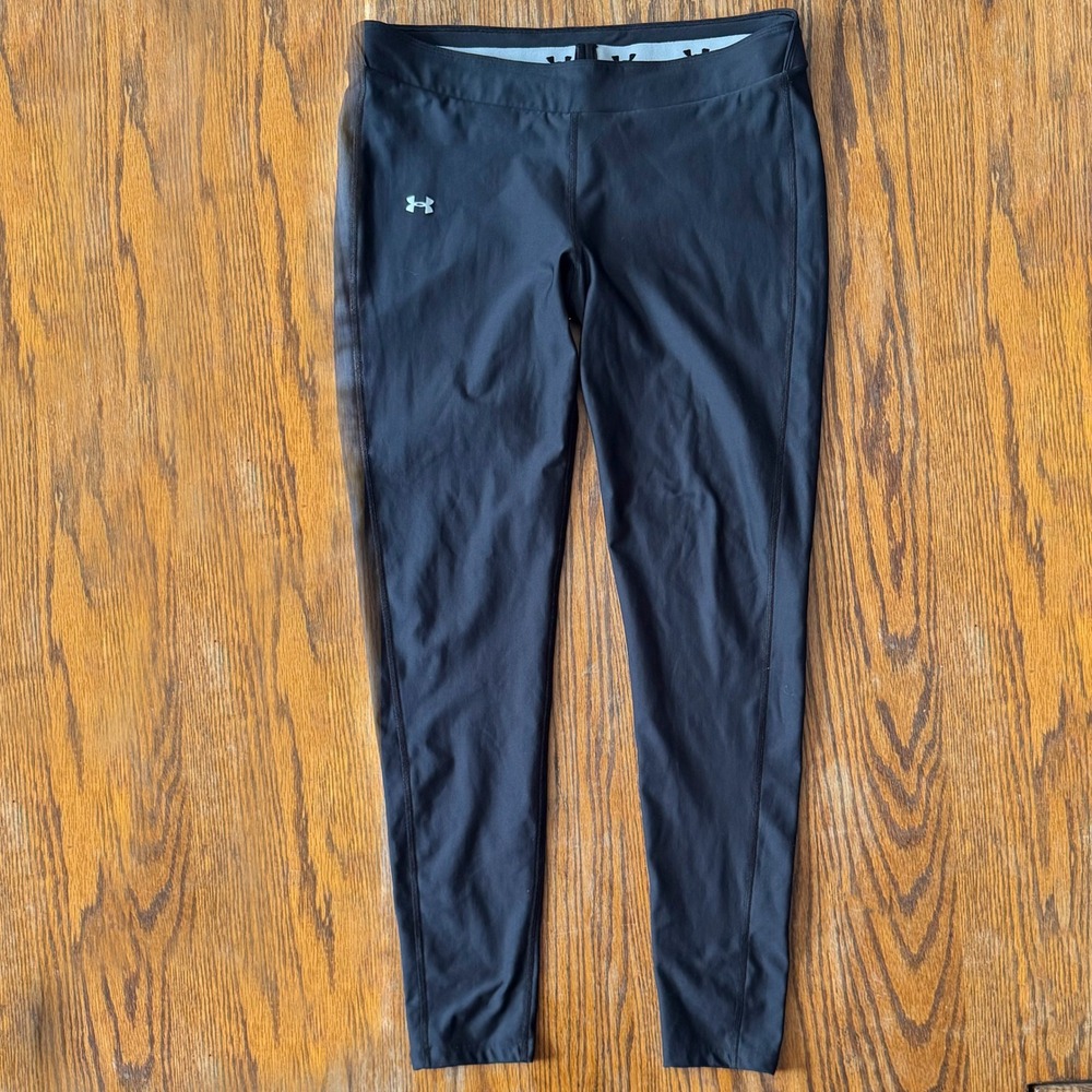 Under Armour Leggings Athletic Compression Running Workout Black XL